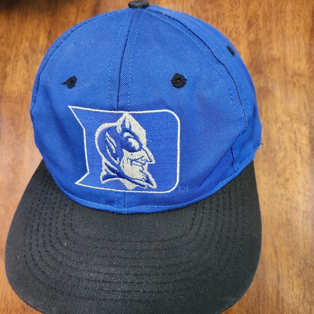 Vintage Duke Blue Devils Hat Snapback Script 90s NCAA‎ College Cap